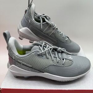 Under‎ Armour Harper 7 Low ST Metal Baseball Cleats Gray Mens 14 New